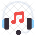 Listening Music Audio Headphones Icon
