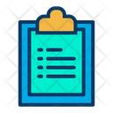 Clipboard List Page List Icon