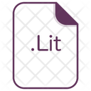 Lit File Document Icon
