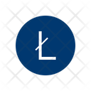 Litecoin Cryptocurrency Digital Icon