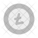 Litecoin Coin Cryptocurrency Icon