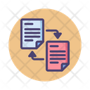 Literature Exchange Transfer File Transfer Document Icon