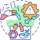 Reduction Litter Pollution Icon