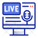Live Computer Microphone Icon
