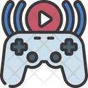 Live Gaming Streaming Icon