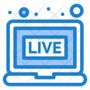 Live News News Channel Broadcasting Icon