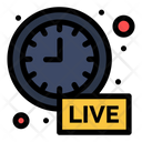 Live News Time Icon
