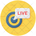 Live Streaming Online Streaming Broadcast Media Icon