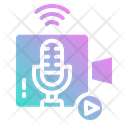 Live Streaming  Icon