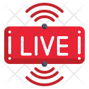Live Streaming Ui Entertainment Icon