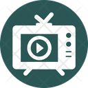 Live Streaming Mass Media Television Advertising Icon
