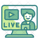 Live Streaming Video Streaming Multimedia Icon