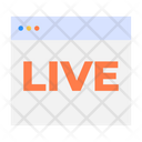 Live streaming  Icon