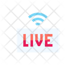 Live Video Live Streaming Video Icon