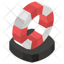 Lifesaver Lifeguard Life Ring Icon