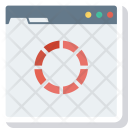 Loading Monitor Processing Icon