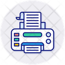 Local Printing Fax Paper Icon