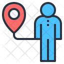 Locating Tracking Person Icon