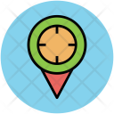 Location Pin Target Icon