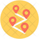 Location Distance Map Icon