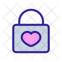 Lock Love Closed Icon