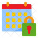 Lock Calendar Private Calendar Lock Icon
