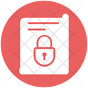 Lock Document Icon