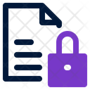 Lock Document Icon