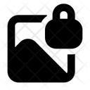 Lock Gallary Secure Photo Secure Image Icon