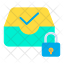Lock Inbox Icon