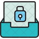 Lock Inbox Email Mail Icon