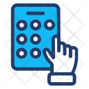 Pattern Lock Mobile Icon