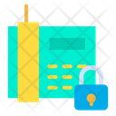 Telephone Communication Lock Phone Icon