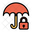 Lock Umbrella Icon