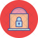 Lock With House Icon