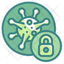 Lockdown Lock Virus Icon