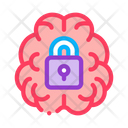 Locked Brain Icon