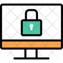 Locked Computerv Locked Computer Secure Display Icon
