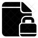 Locked Document  Icon
