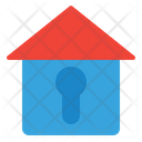Locked House Real Estate Online Property Icon