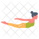 Locust pose  Icon