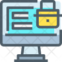 Computer Security Login Icon