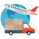 Logistic Delivery Cargo Delivery International Freight Icon