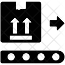 Logistic Package Conveyor Icon