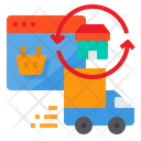 Online Delivery Shopping Icon