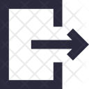 logout Icon in Line Style