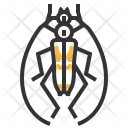 Longhorn Beetle Insect Icon