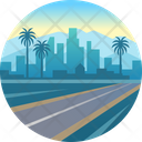 Angeles American California Icon