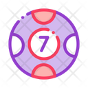 Ball Number Lottery Icon