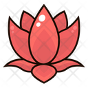 Lotus Flower Floral Icon